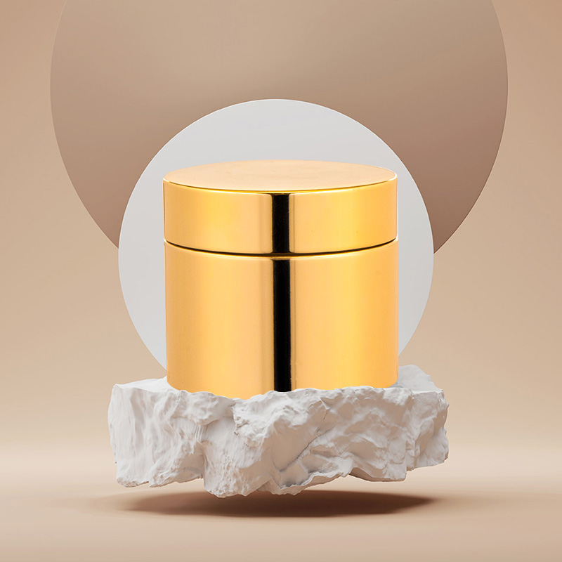 Two-Piece Electrochemical Aluminum Cream Bottle