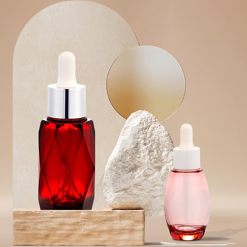 Multi-Diamond-Shaped Dropper Bottle