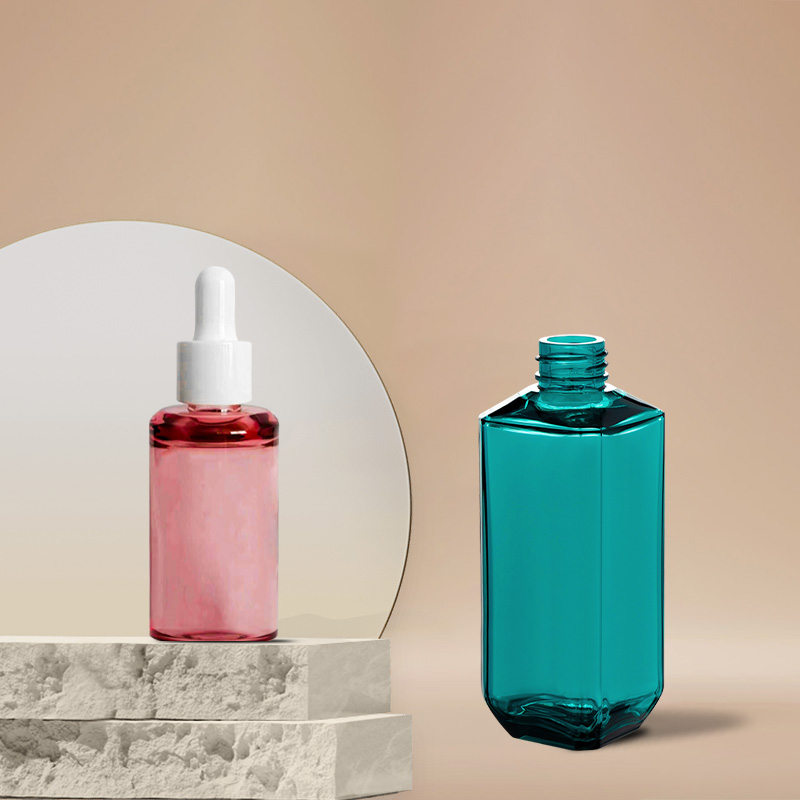Round Bottle with Straight Stripes