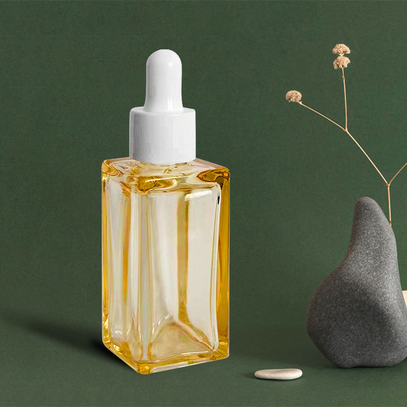 Square  PETG Drooper Bottle with Flat Shoulder